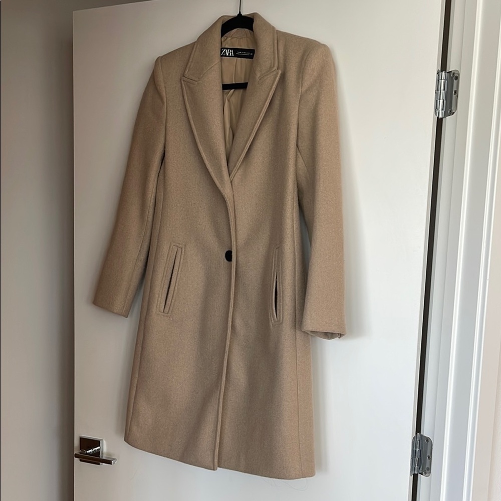 Zara Women's Tan Coat